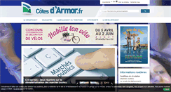 Desktop Screenshot of cotesdarmor.fr