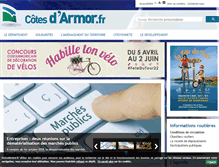 Tablet Screenshot of cotesdarmor.fr