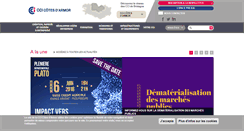 Desktop Screenshot of cotesdarmor.cci.fr